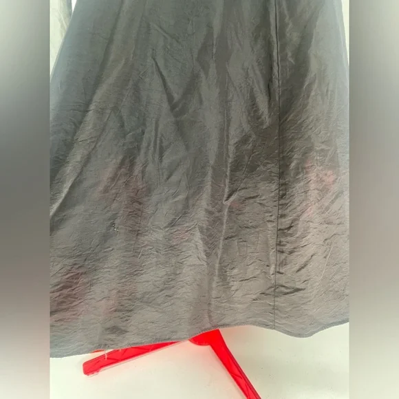 1980s Gunne Sax Strapless Black And Gold Prom Dress - Picture 11 of 16